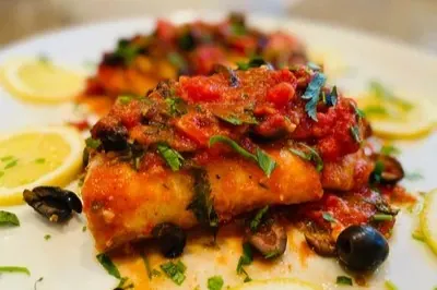 Alexia's Spicy Cod Italiano