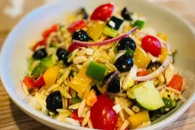 Greek Orzo Pasta Salad